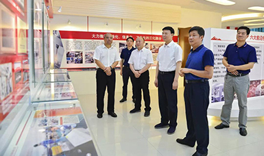 福建省人大常委會(huì)黨組書記、副主任張廣敏蒞臨虹潤(rùn)公司調(diào)研指導(dǎo)