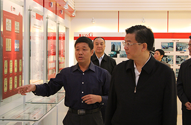 福建省委常委、省紀(jì)委書(shū)記倪岳峰調(diào)研虹潤(rùn)公司